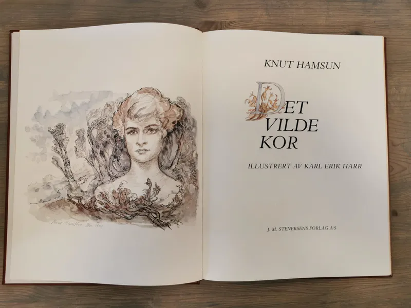 Det vilde kor med litografi